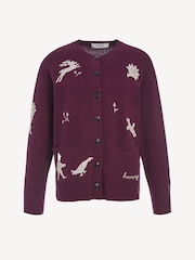 Sea New York Red Mika Applique Cardigan - Image 1 of 1