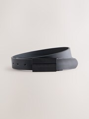 Black Reversible Plaque Belt - Image 1 of 3