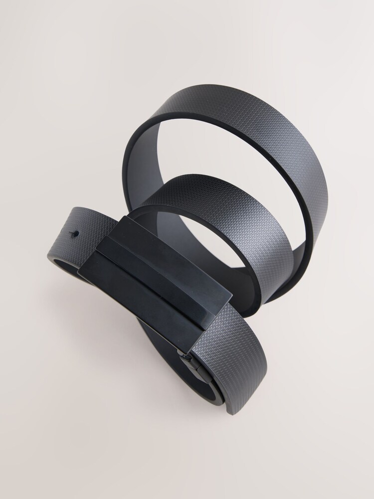 Black Reversible Plaque Belt - Image 2 of 3