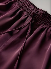 The Set 2 Pack Satin Wide Leg Pull On Trousers - Slika 11 iz 12