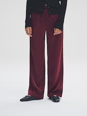 The Set 2 Pack Satin Wide Leg Pull On Trousers - Slika 5 iz 12
