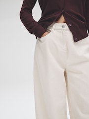 The Set Denim 2 Pack Turn Up Wide Leg Denim Jeans - Image 3 of 7