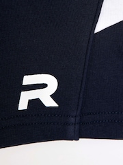 River Island Blue Boys Block Piped T-Shirt and Shorts Set - Image 5 of 5