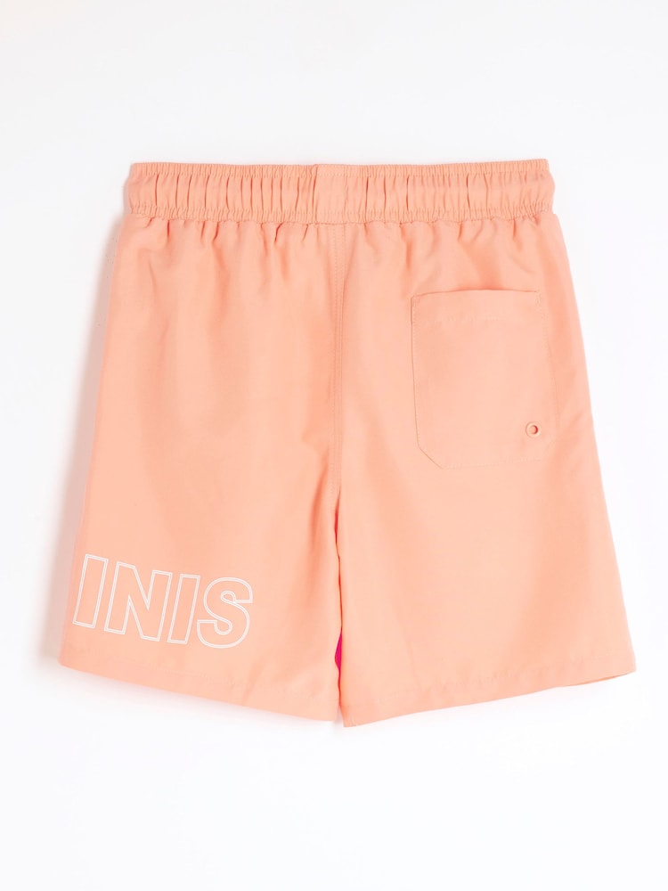 River Island Orange Boys Luminis Swim Shorts - Image 2 of 5