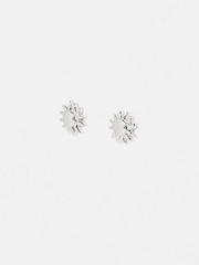 Oliver Bonas Silver Tone Elio Sun Sterling Stud Earrings - Image 1 of 5