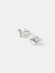 Oliver Bonas Silver Tone Elio Sun Sterling Stud Earrings - Image 2 of 5