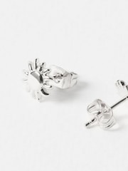 Oliver Bonas Silver Tone Elio Sun Sterling Stud Earrings - Image 4 of 5