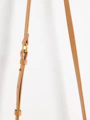 Oliver Bonas Brown Kitty Crochet Raffia Crossbody Bag - Image 5 of 6