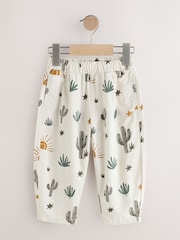Imprimé cactus neutre - Pantalon à enfiler avec barillet (3mois à7ans) (3mois à7ans) - Image 5 de 8