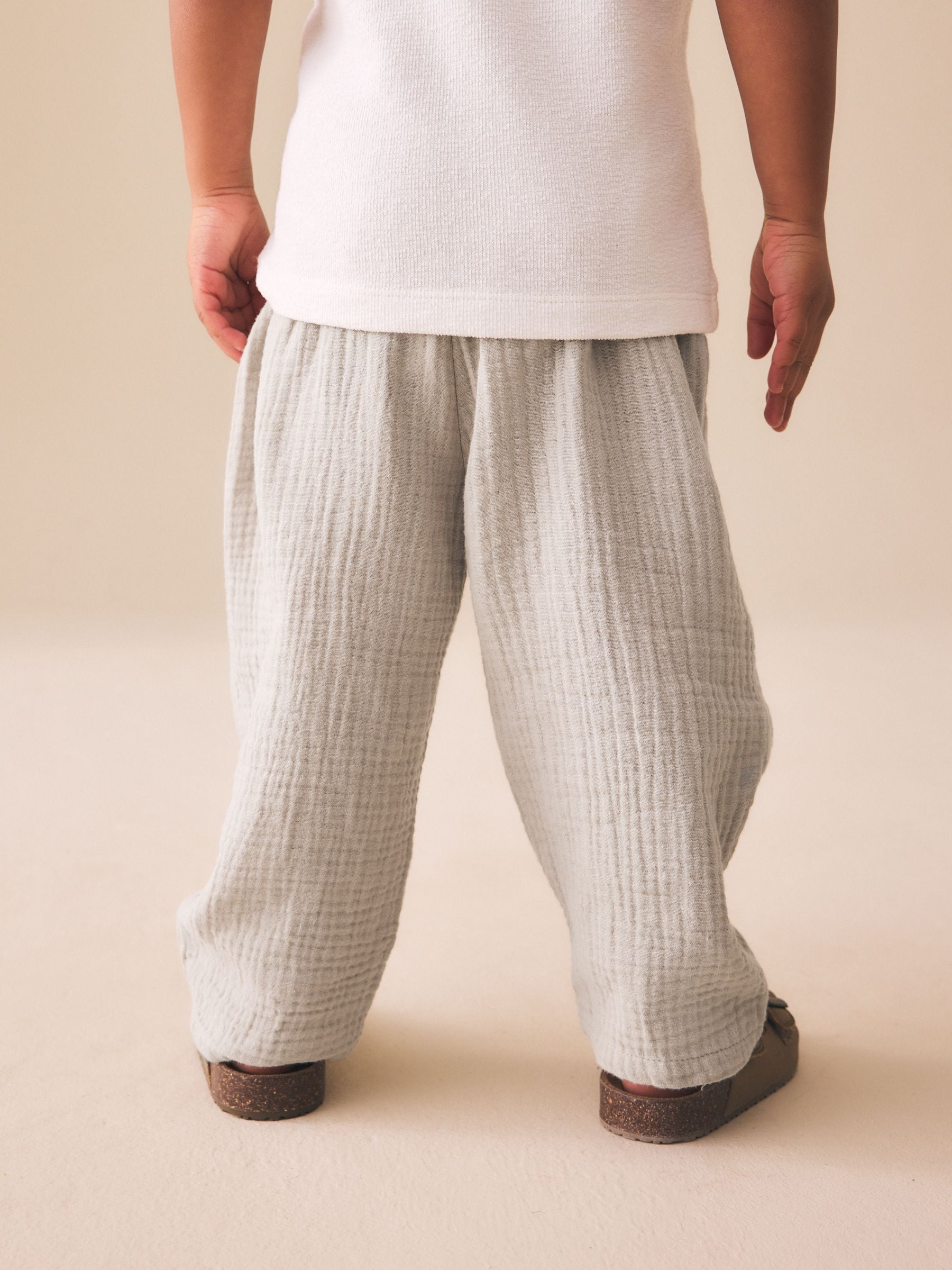 Buy Neutral Soft Textured Pull On Trousers (3mths-7yrs) from Next USA