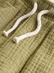 Olive Green Soft Textured Pull On Trousers (3mths-7yrs) - Image 6 of 7