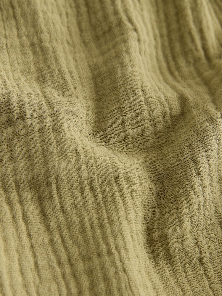 Olive Green Soft Textured Pull On Trousers (3mths-7yrs) - Image 7 of 7