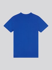 U.S. Polo Assn. Blue Large Boys Double Horsemen Graphic Print 100% Cotton T-Shirt - Image 6 of 7
