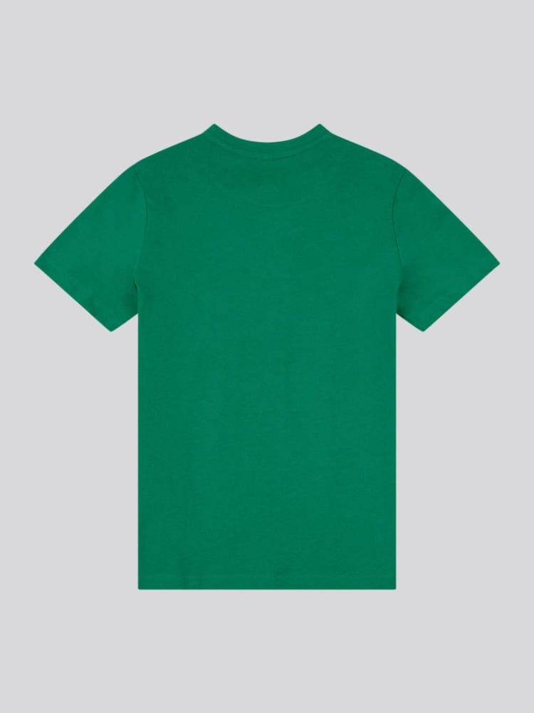 U.S. Polo Assn. Green Large Boys Double Horsemen Graphic Print 100% Cotton T-Shirt - Image 2 of 3