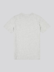 U.S. Polo Assn. Grey Large Boys Double Horsemen Graphic Print 100% Cotton T-Shirt - Image 2 of 3