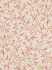 Morris & Co Scroll Light Brick Buff Scroll Morris  Friends 10M Wallpaper - Image 1 of 1