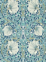 Morris & Co Pimpernel Cobalt Mineral Pimpernel Morris Friends 10M Wallpaper - Image 1 of 1