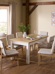 Classic Cream Malvern 6 to 10 Seater Extending Dining Table - Image 1 of 9