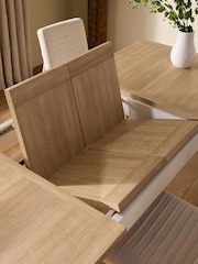 Classic Cream Malvern 6 to 10 Seater Extending Dining Table - Image 2 of 9