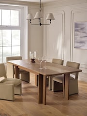 Natural N. Premium Aviano 6 to 8 Seater Extending Dining Table - Image 2 of 9