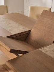 Natural N. Premium Aviano 6 to 8 Seater Extending Dining Table - Image 3 of 9