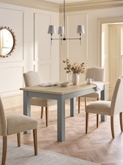 Dove Grey Malvern 6 to 10 Extending Dining Table - Image 1 of 10