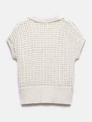 Mint Velvet White Blend Knit Top - Image 6 of 6
