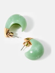 Mint Velvet Green Teardrop Earrings - Image 1 of 3