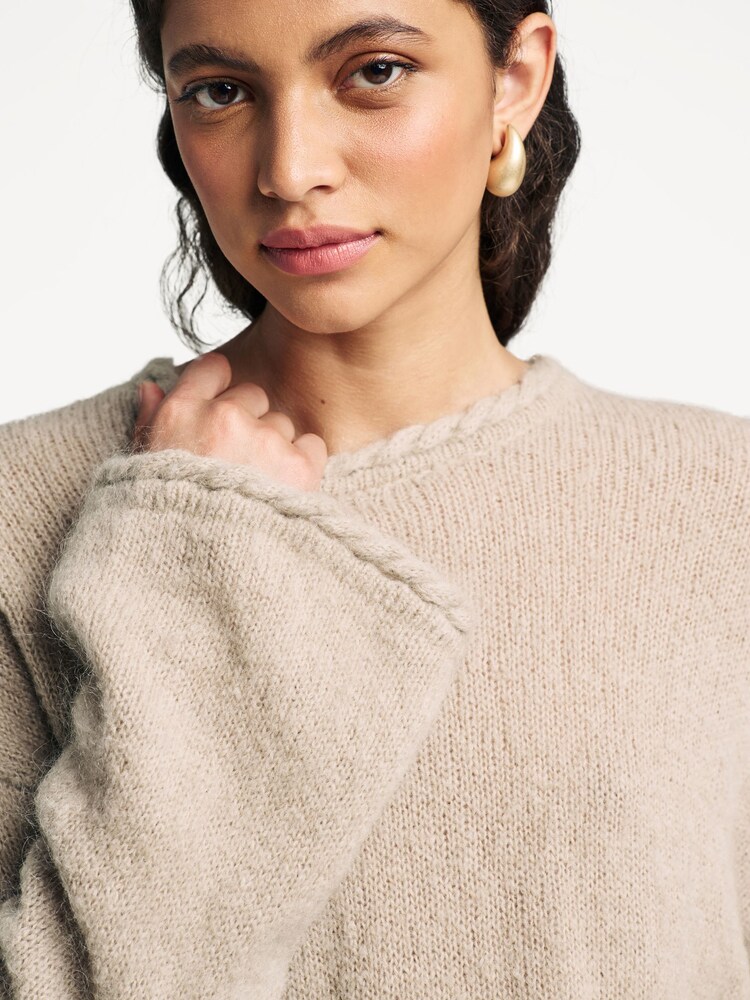 By Malene Birger Natural Cierra Braid Jumper - Image 5 of 5
