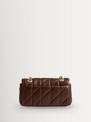 COACH Brown Quilted Tabby Shoulder Bag 20 with Chain - Image 2 of 6