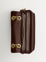COACH Brown Quilted Tabby Shoulder Bag 20 with Chain - Image 5 of 6