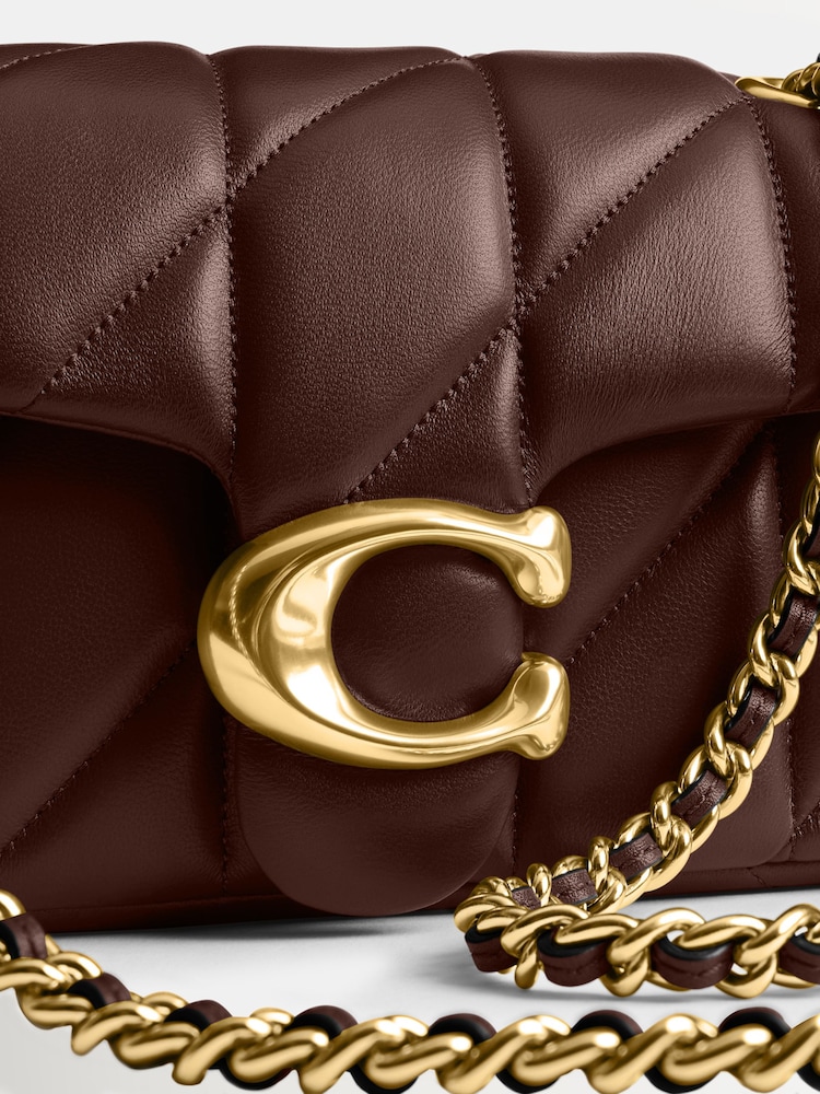 COACH Brown Quilted Tabby Shoulder Bag 20 with Chain - Image 6 of 6 COACH Brown Quilted Tabby Shoulder Bag 20 with Chain - Image 6 of 6
