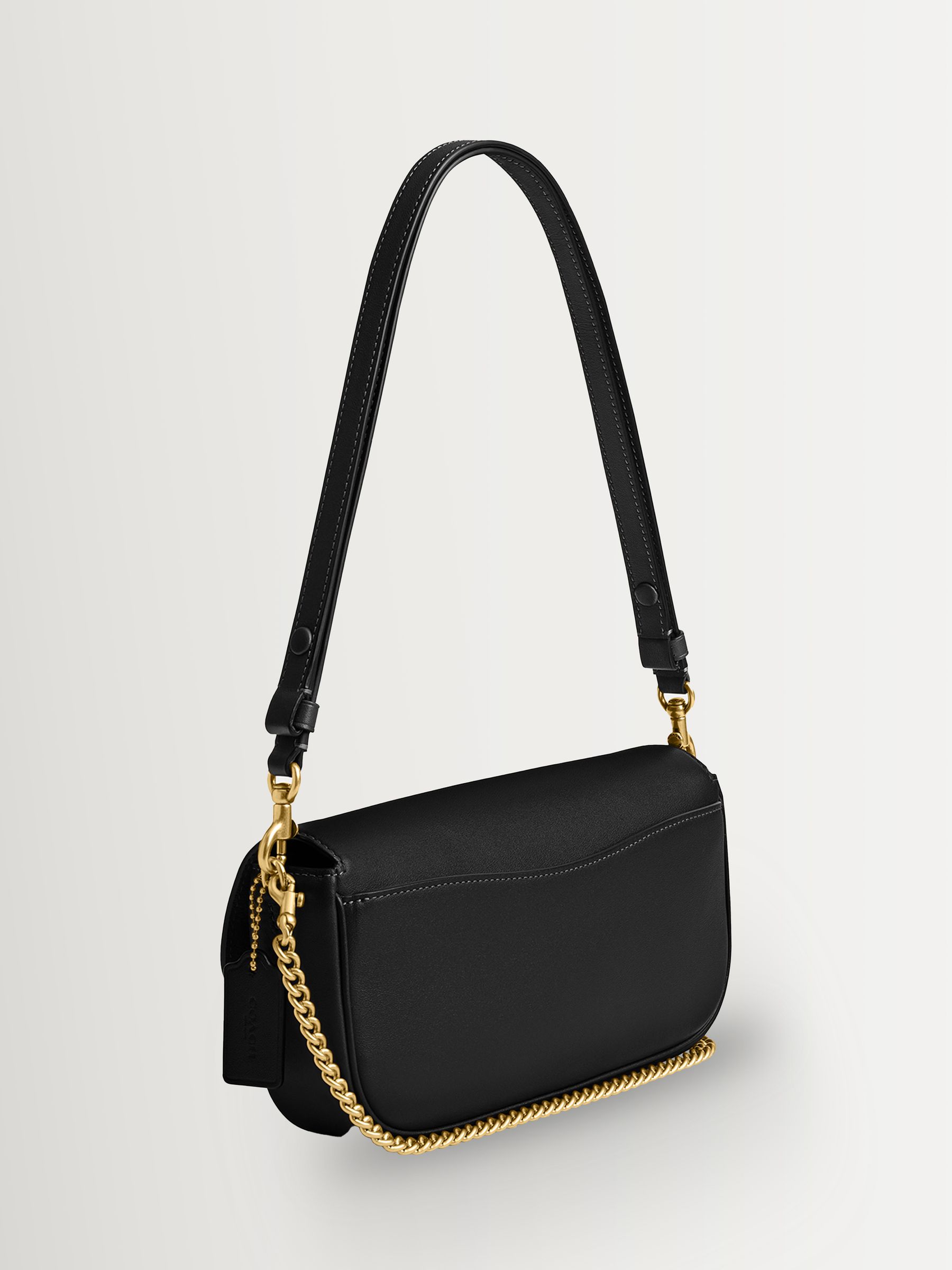 COACH Black Brook Flap Chain Bag | Seasons