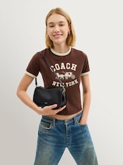 COACH Black Waverly Bag - Image 3 of 10