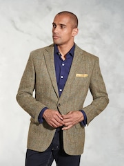 Brook Taverner Green Check Harris Tweed Jacket - Image 1 of 5