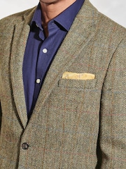 Brook Taverner Green Check Harris Tweed Jacket - Image 3 of 5