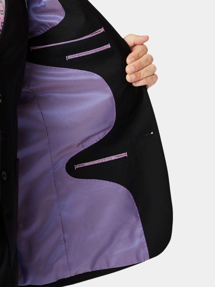 Brook Taverner Black Dark Avalino Fit Jacket - Image 4 of 5