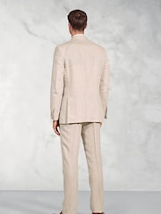 Brook Taverner Natural 100% Linen Suit Jacket - Image 2 of 5