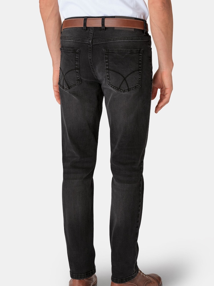 Brook Taverner Grey 5 Pocket Denim Jeans - Image 2 of 2