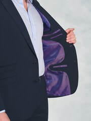 Brook Taverner Blue Cassino Slim Fit Jacket - Image 5 of 6