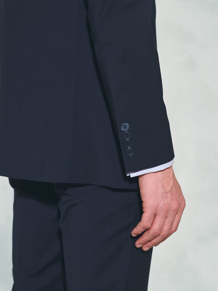 Brook Taverner Blue Cassino Slim Fit Jacket - Image 6 of 6