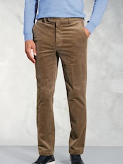 Brook Taverner Brown 8W Corduroy Trousers - Image 1 of 3