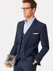 Brook Taverner Blue Cassino Slim Fit Jacket - Image 1 of 5
