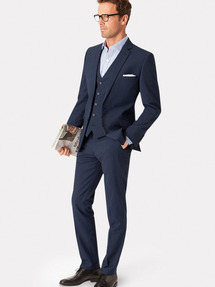 Brook Taverner Blue Cassino Slim Fit Jacket - Image 2 of 5