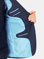Brook Taverner Blue Cassino Slim Fit Jacket - Image 5 of 5