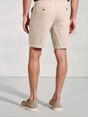 Shorts de algodão e linho Brook Taverner - Imagem 2 de 3