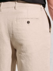 Shorts de algodão e linho Brook Taverner - Imagem 3 de 3