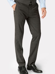 Brook Taverner Grey Cassino Slim Fit Trousers - Image 1 of 2