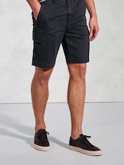Brook Taverner Blue Stretch Cargo Shorts - Image 1 of 4