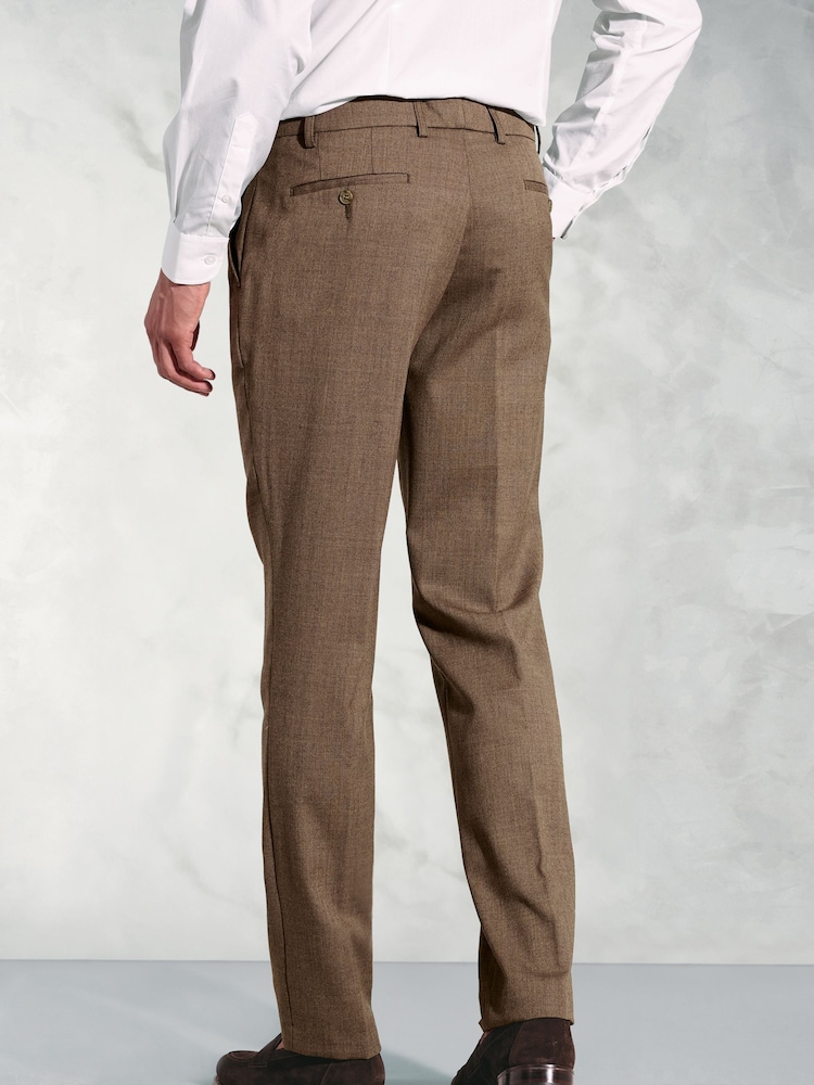 Brook Taverner Brown Flannel Trousers - Image 2 of 3